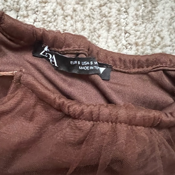 Zara cut out tulle dress, worn one, excellent condition. - Picture 4 of 4